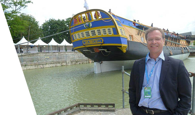 2012, l'Hermione est mise à l'eau