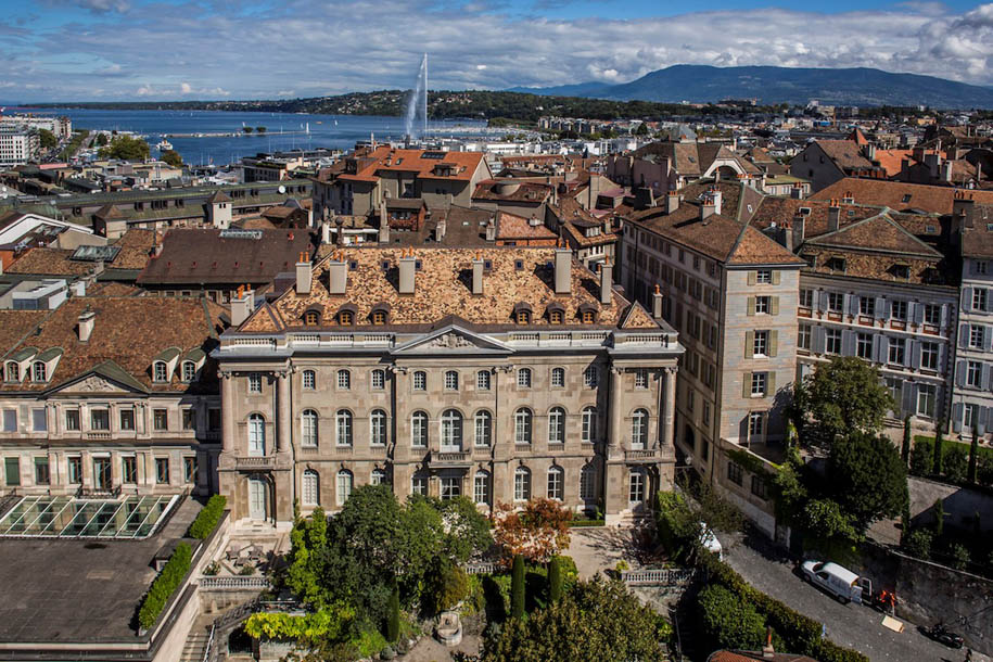 restauration de l'hôtel de genève