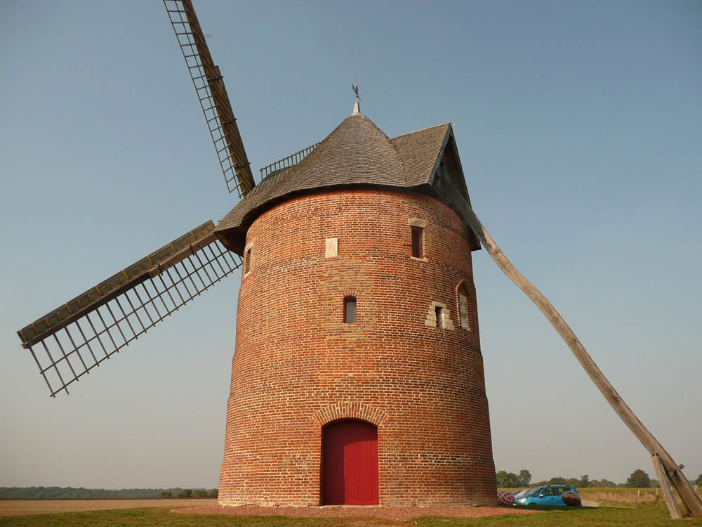 restauration de la charpente du moulin de frucourt