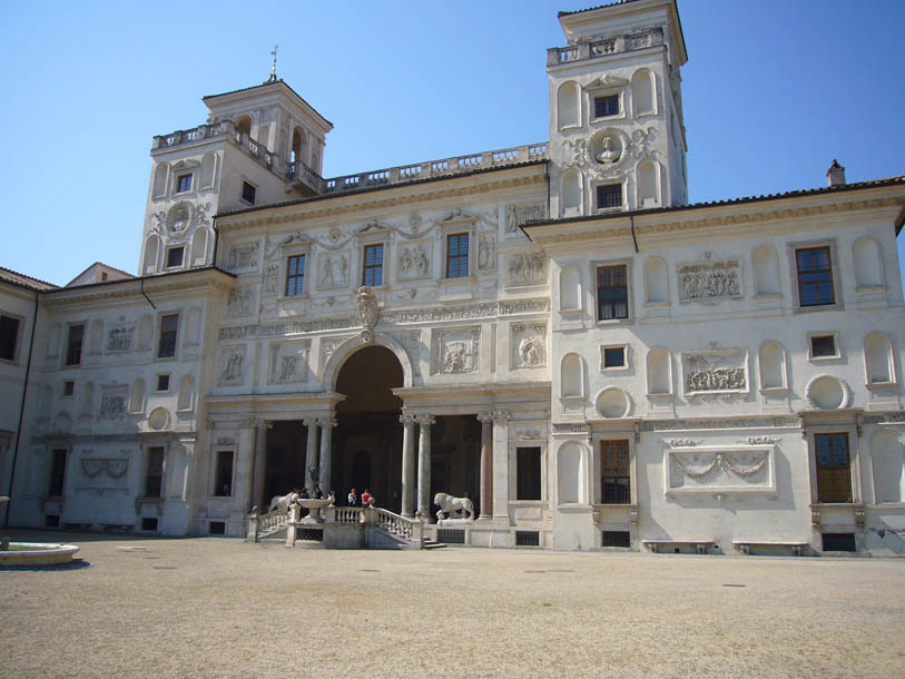 restauration de la villa médicis à Rome