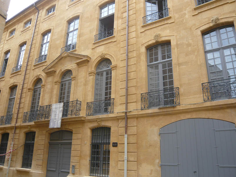 restauration de l'hôtel oraison à aix en provence