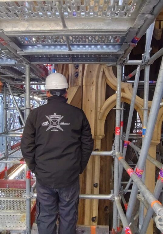 Chantier Notre-Dame de Paris 2024 - décors sculptés